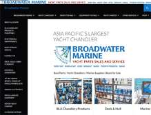 Tablet Screenshot of broadwatermarine.com